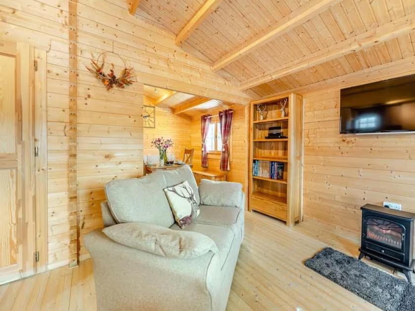 Lochinvar - Clydesdale Log Cabin With Hot Tub Еърдри Екстериор снимка